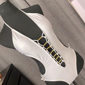 NEW white one piece swimsuit